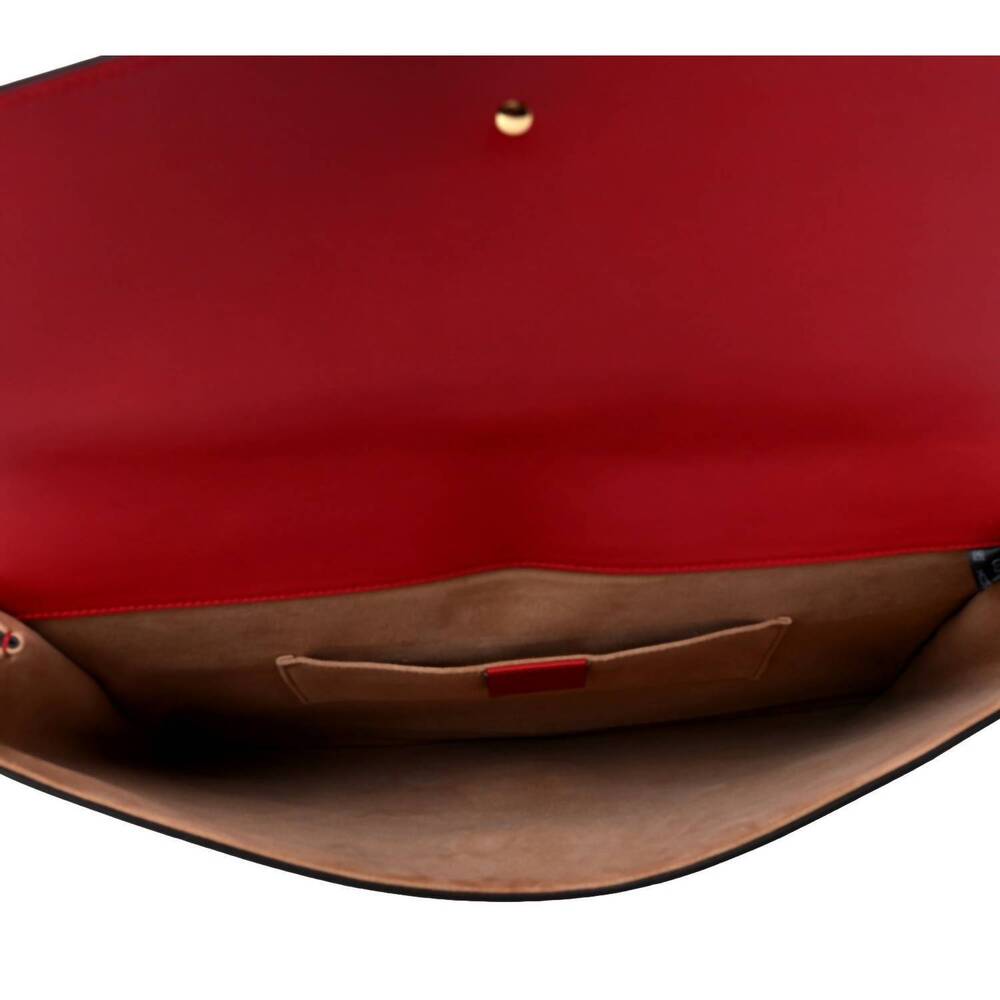 NEW GUCCI maxi sylvie clutch in red - Picture 4 of 4